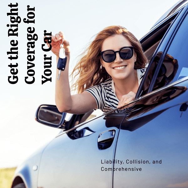 car insurance coverage types: liability collision comprehensive physical damage